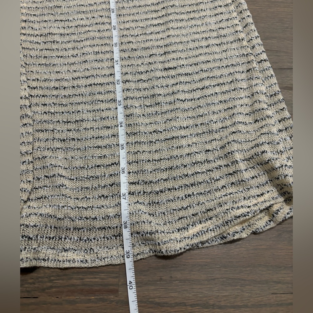 Daytrip Striped Long Sleeve Duster Women’s Medium - Picture 6 of 6